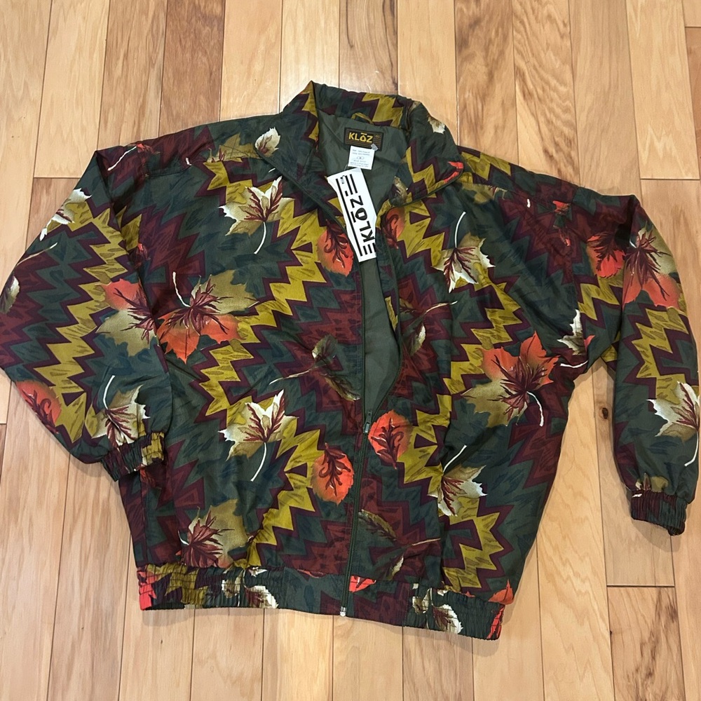 NWT Vintage Cloz Womens Lightweight Bomber Track Jacket - Picture 13 of 14